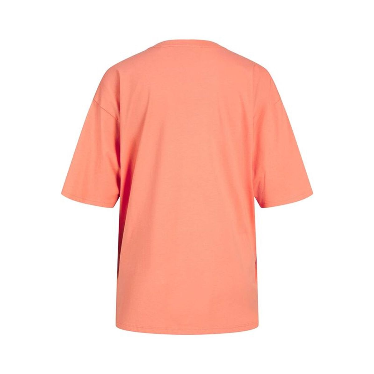 Dames-T-Shirt met Korte Mouwen Jack & Jones Jxpaige Oranje