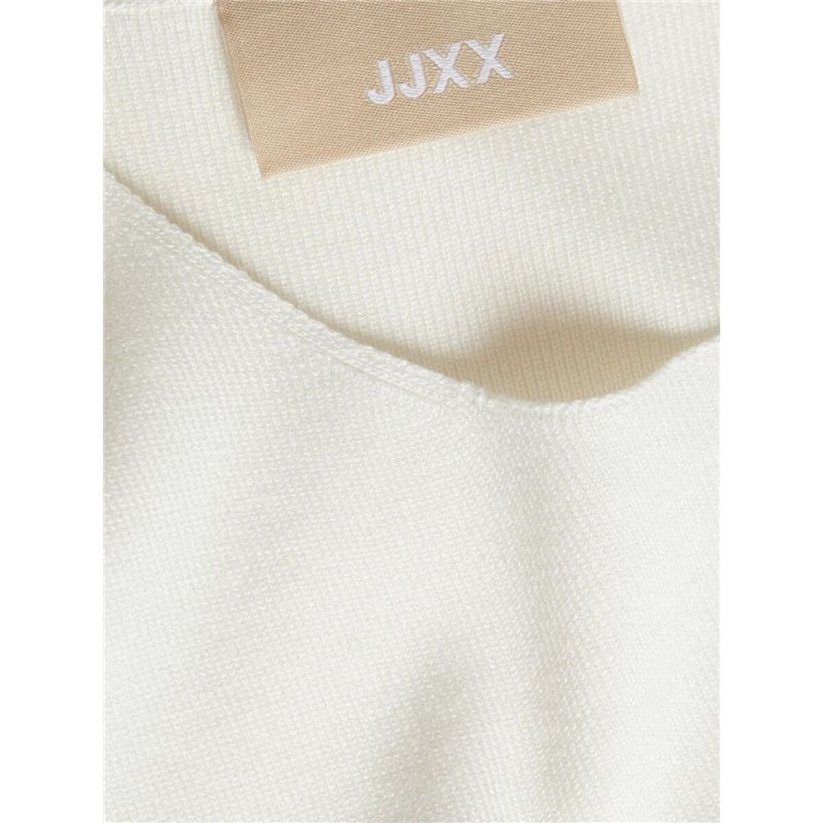 Dames Mouwloos T-shirt Jack & Jones Jxdahlia Top Knit Wit
