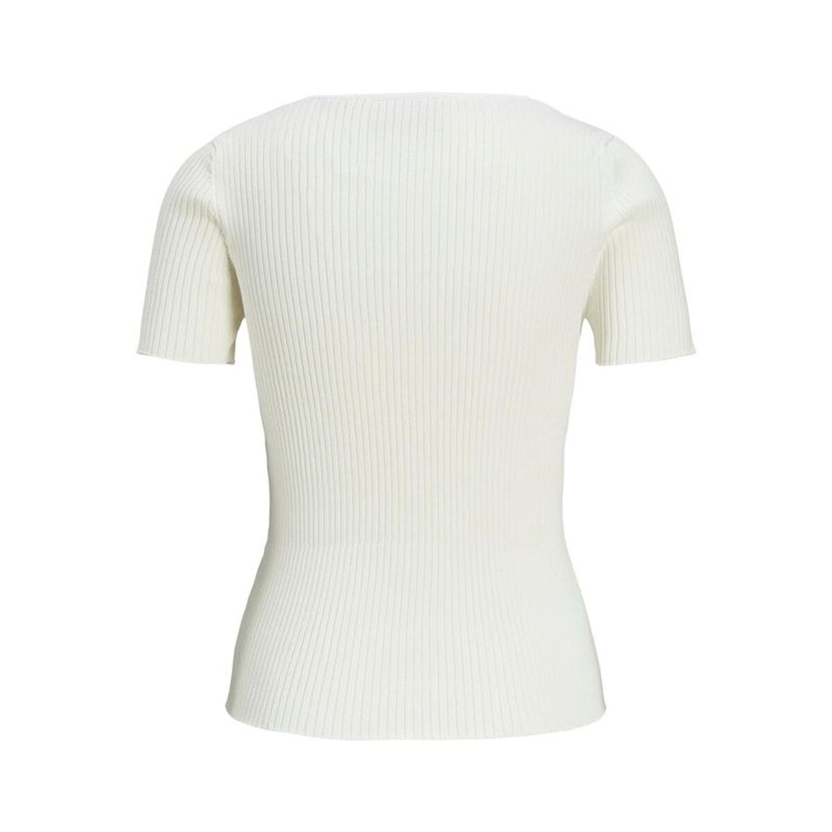 Dames-T-Shirt met Korte Mouwen Jack & Jones 12252768-11-4201 TCX Beige (XS)