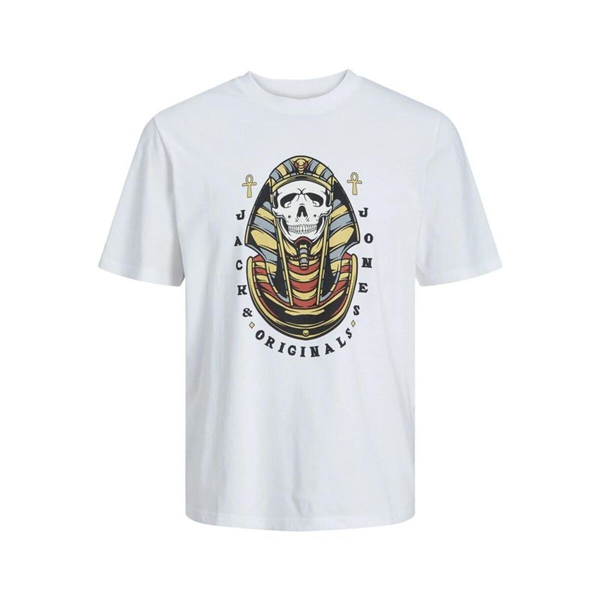 T-Shirt met Korte Mouwen voor kinderen Jack & Jones Jorheavens Crew Neck Wit