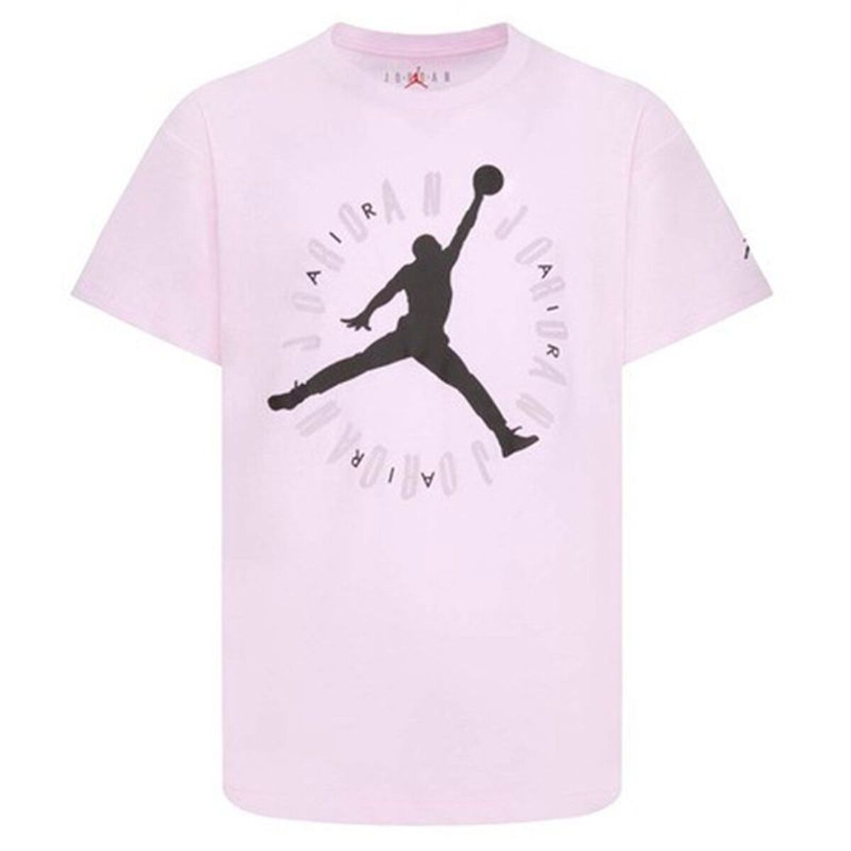 T-Shirt met Korte Mouwen voor kinderen Jordan 45C824-A9Y Roze