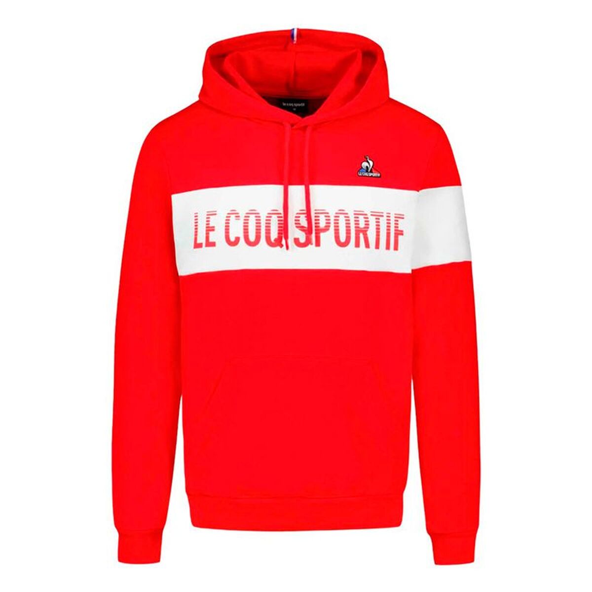 Herenhoodie Le coq sportif Bah N°1 Rouge Rood