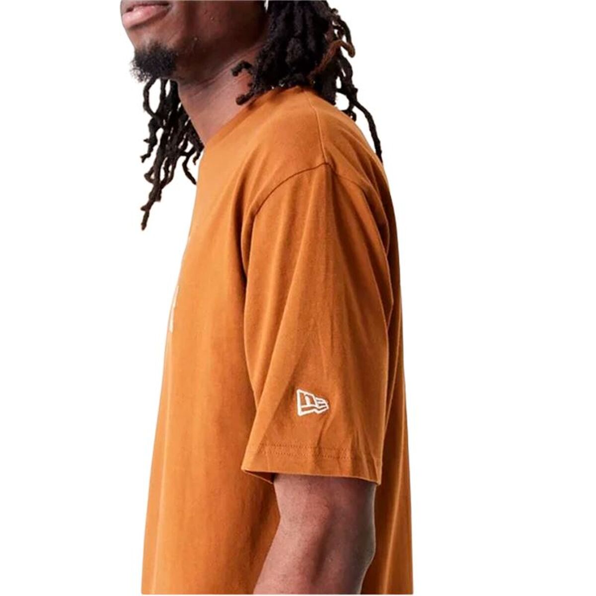 Heren-T-Shirt met Korte Mouwen New Era League Essentials Gouden
