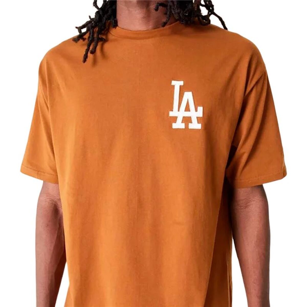 Heren-T-Shirt met Korte Mouwen New Era League Essentials Gouden