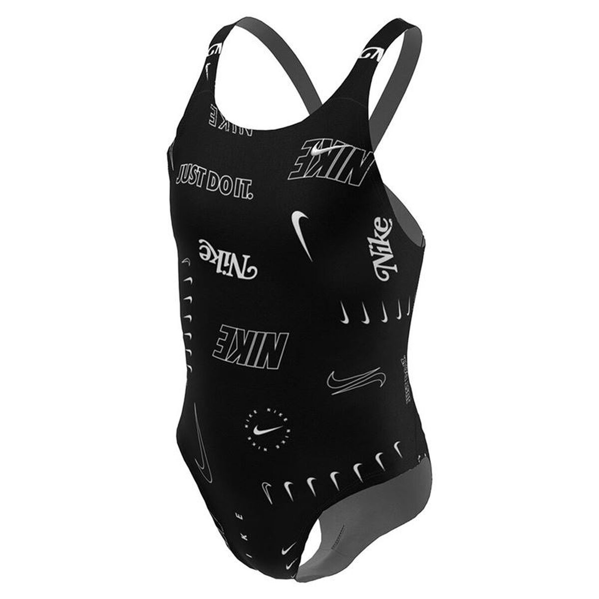 Zwempak voor Meisjes Nike Zwart