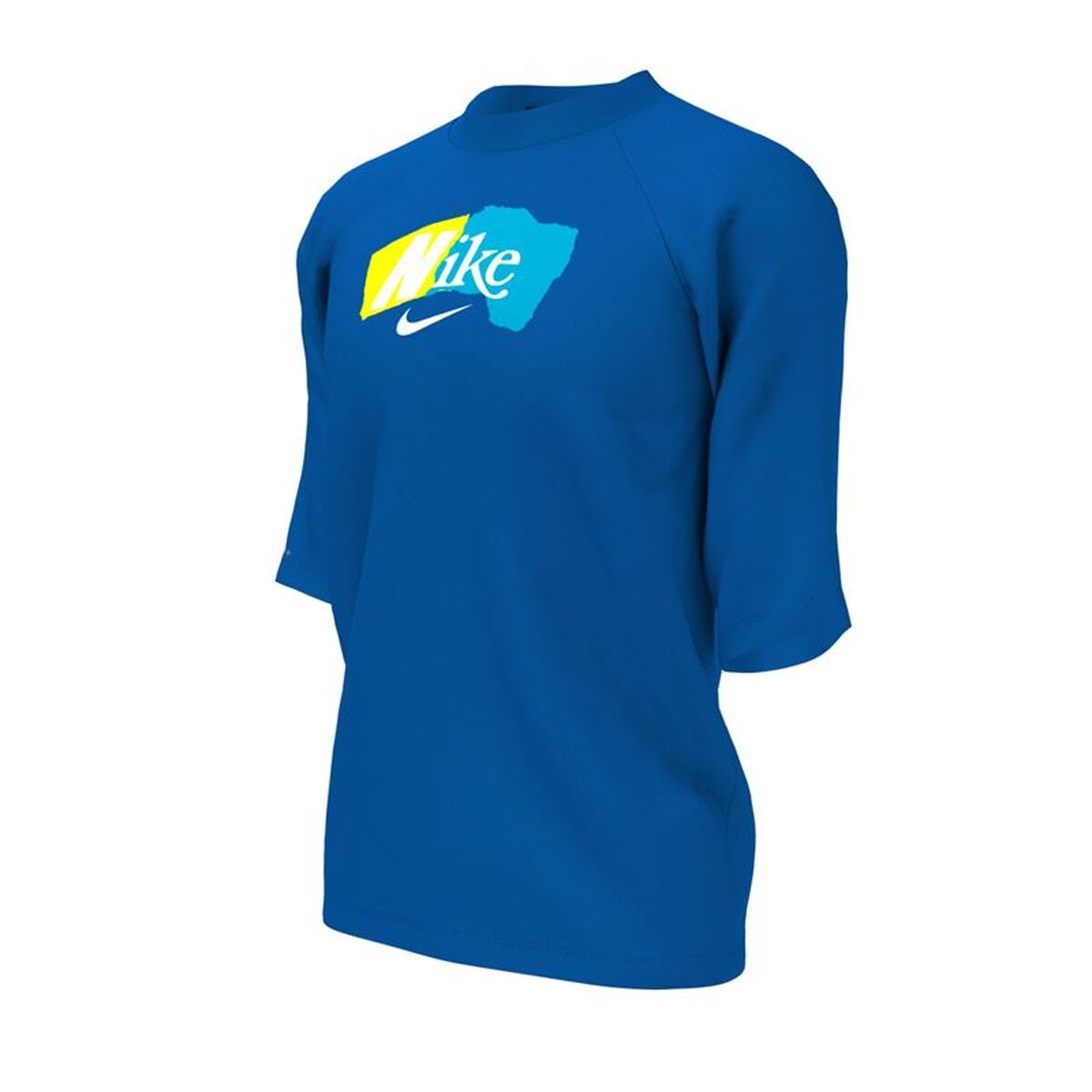 T-Shirt met Korte Mouwen voor kinderen Nike Hydrogu Blauw