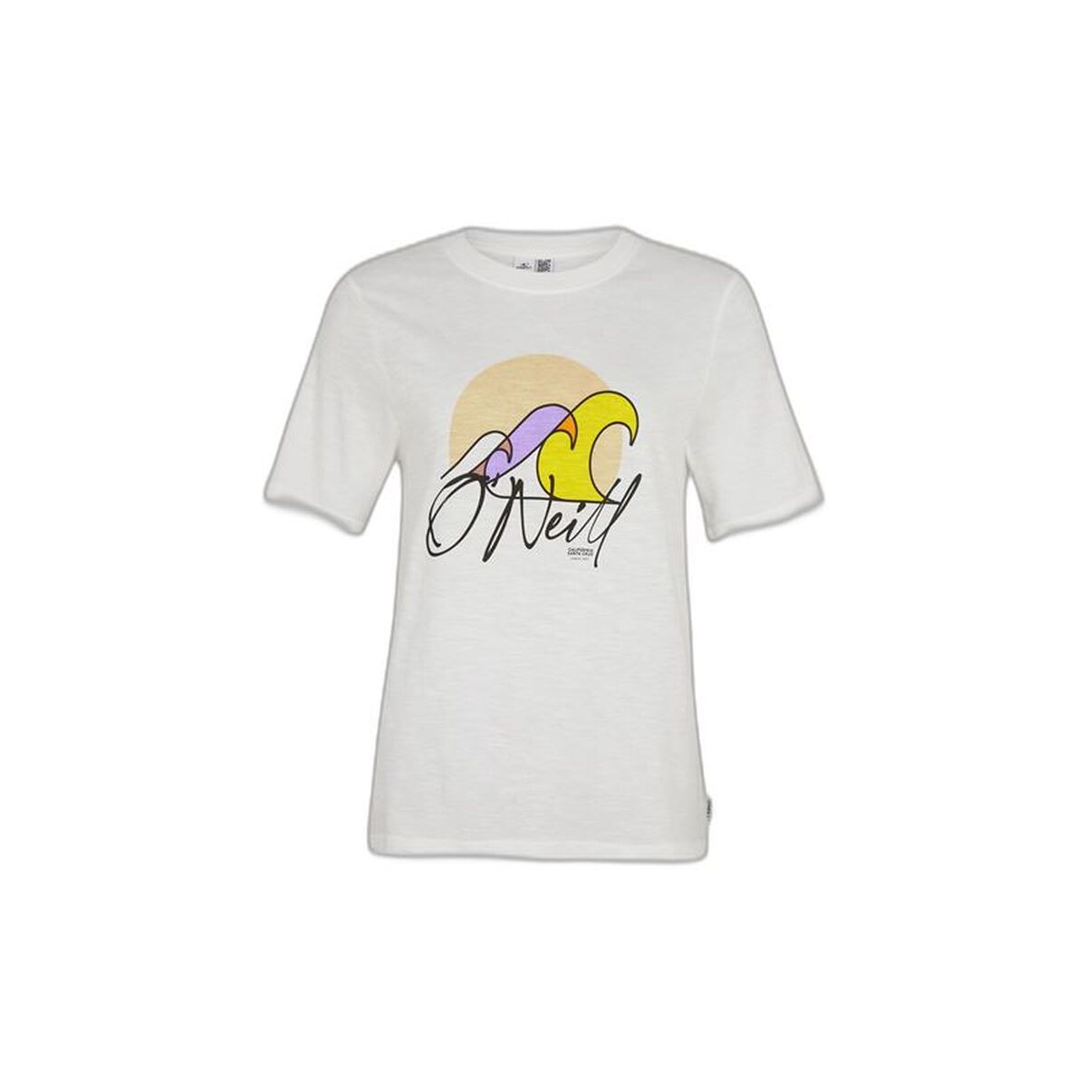 Dames-T-Shirt met Korte Mouwen O'Neill Luano Wit