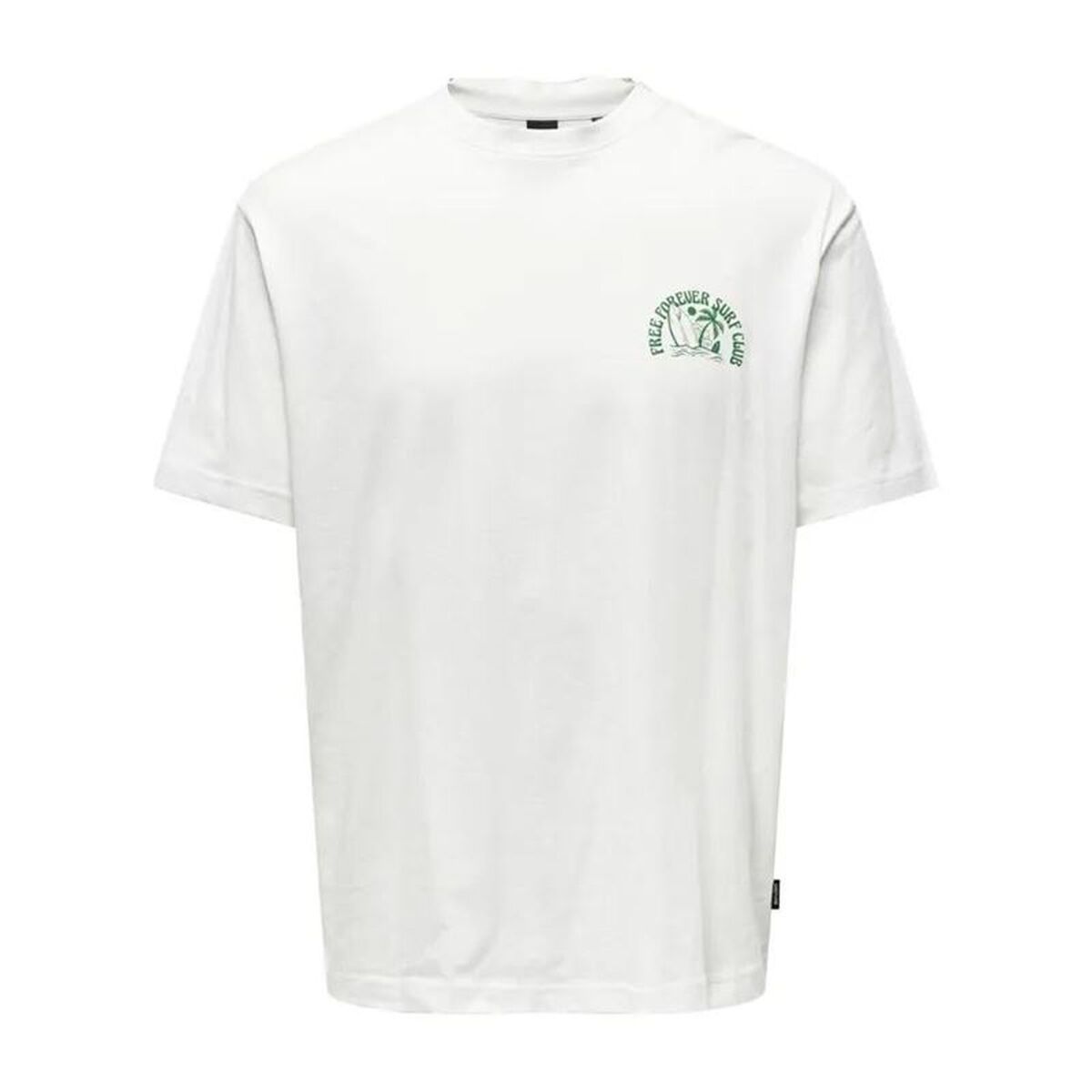 Heren-T-Shirt met Korte Mouwen Only & Sons Onskylan Rlx Icon Cloud Dancer Wit
