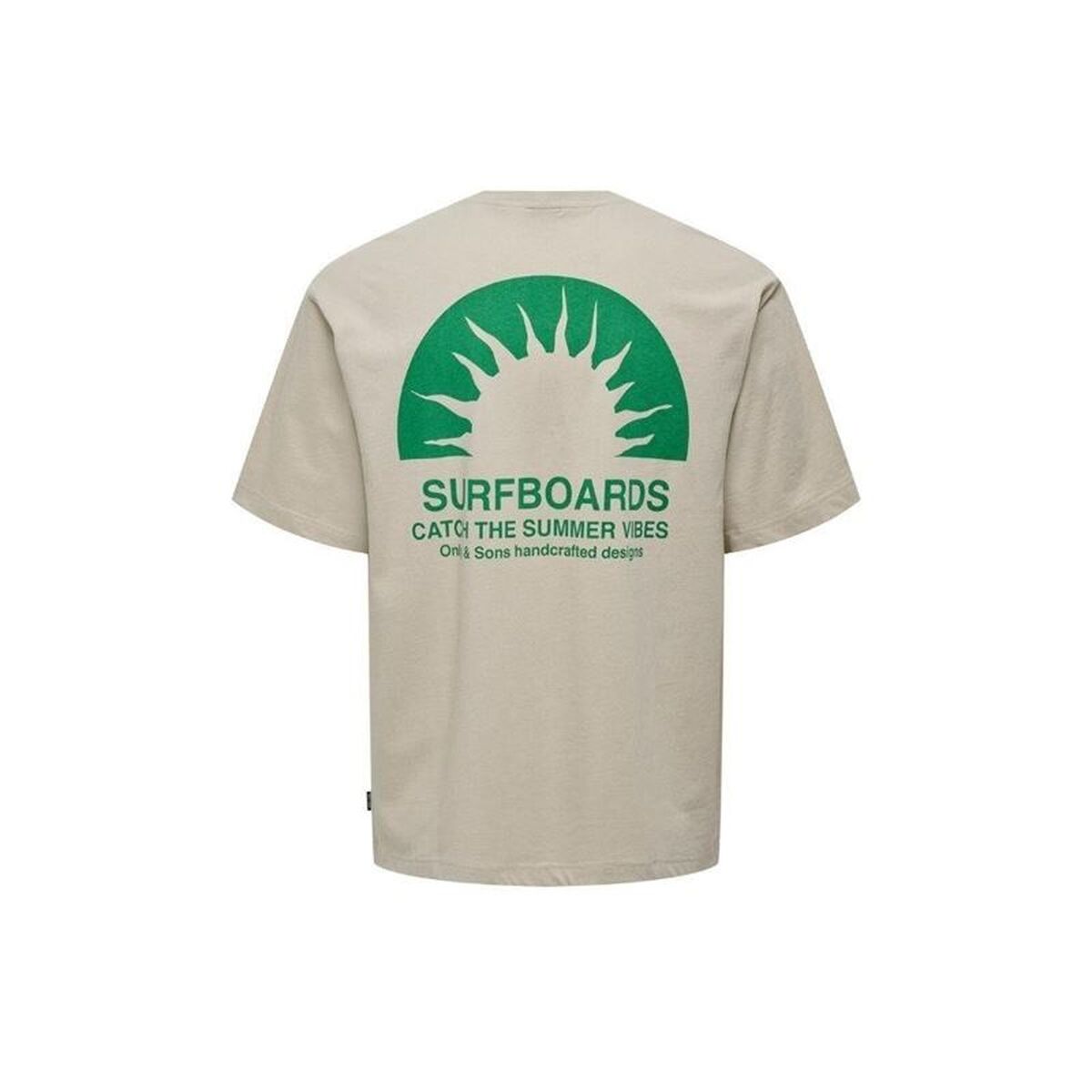 Heren-T-Shirt met Korte Mouwen Only & Sons Onskasen Rlx Silver Lining Grijs