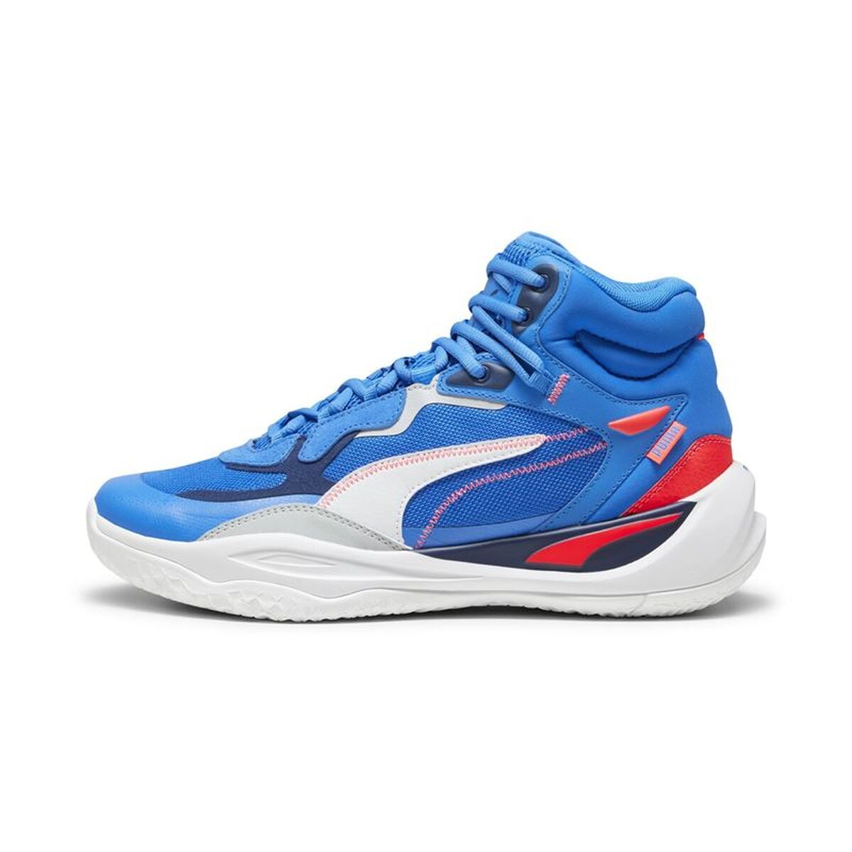 Basketbalschoenen voor Volwassenen Puma Playmaker Pro Mid Blauw