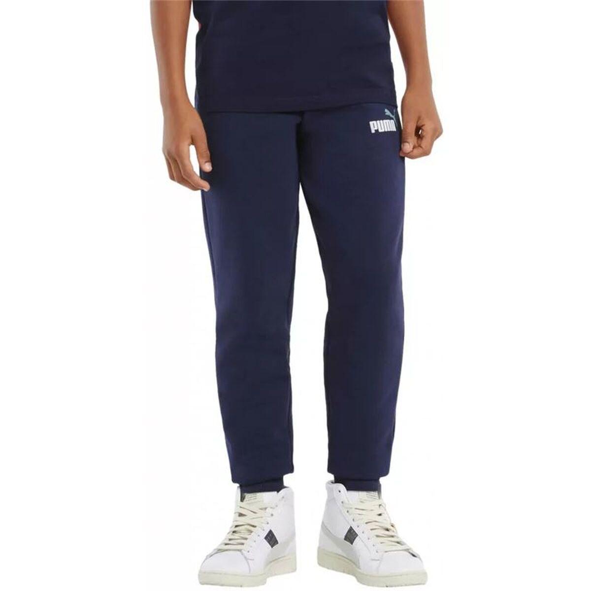 Lange sportbroek Puma Marineblauw