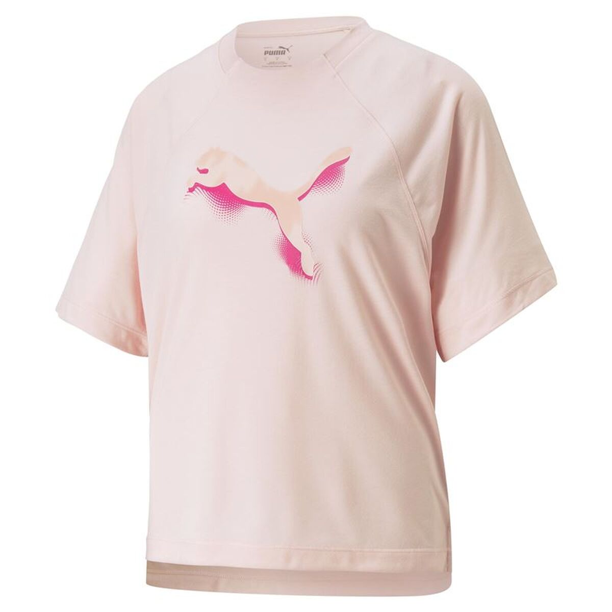 Dames-T-Shirt met Korte Mouwen Puma Modernoversi Roze