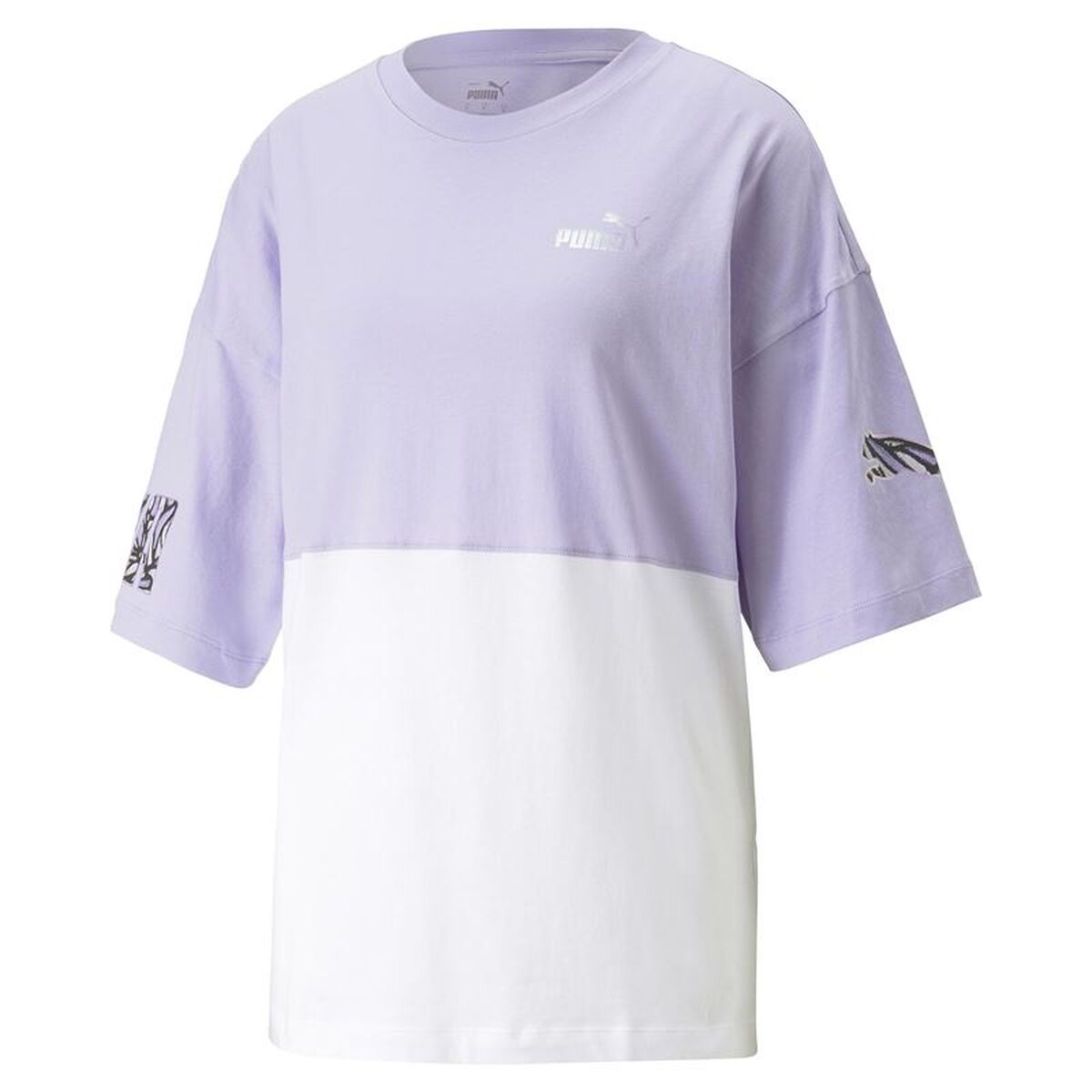 Dames-T-Shirt met Korte Mouwen Puma Power Nova Shin Mauve