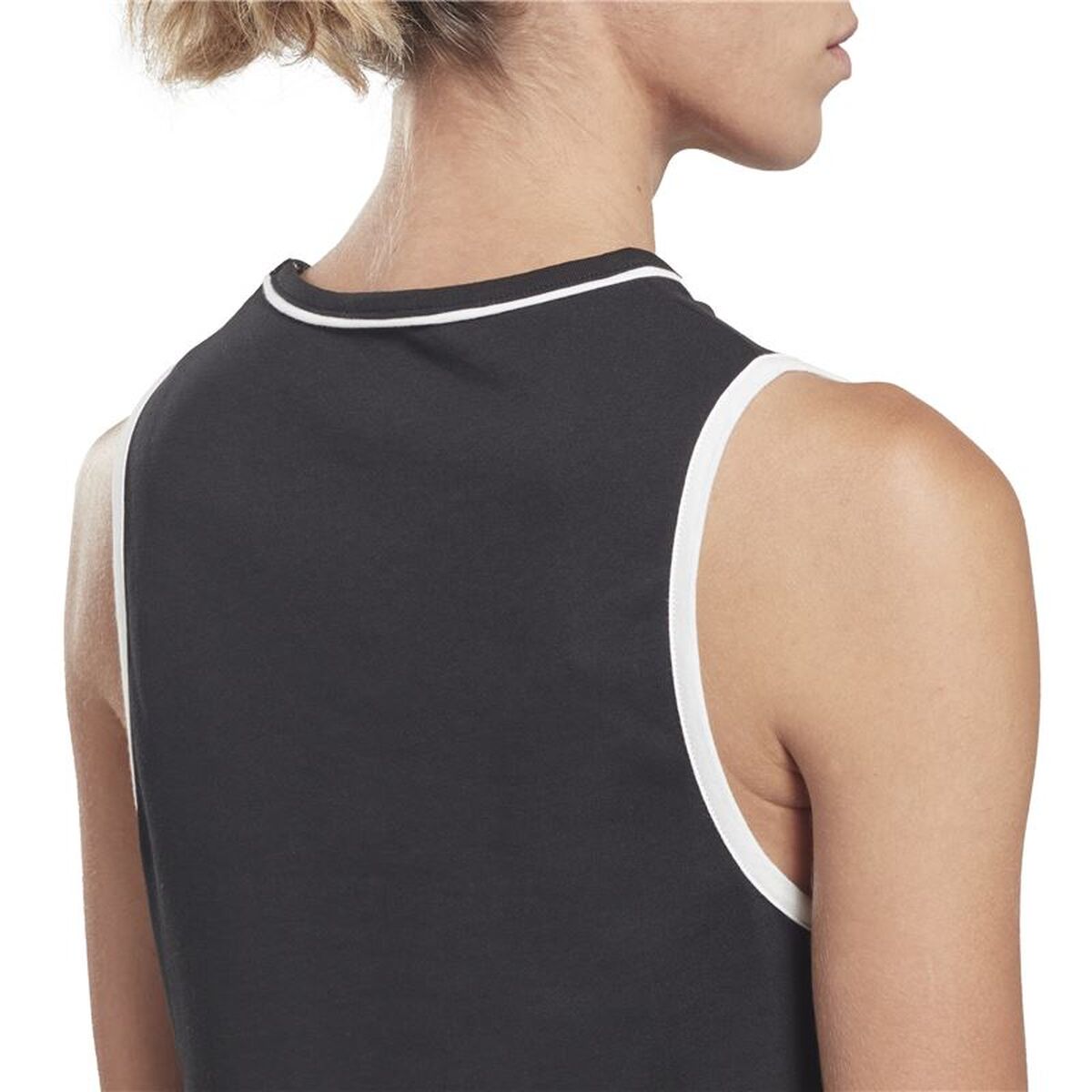 Dames Mouwloos T-shirt Reebok Rie Zwart