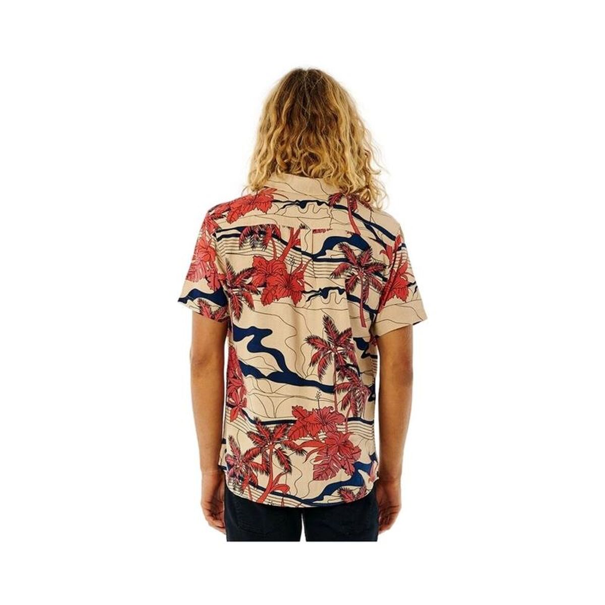 Overhemd Rip Curl Barrel Killa Bone Lichtbruin