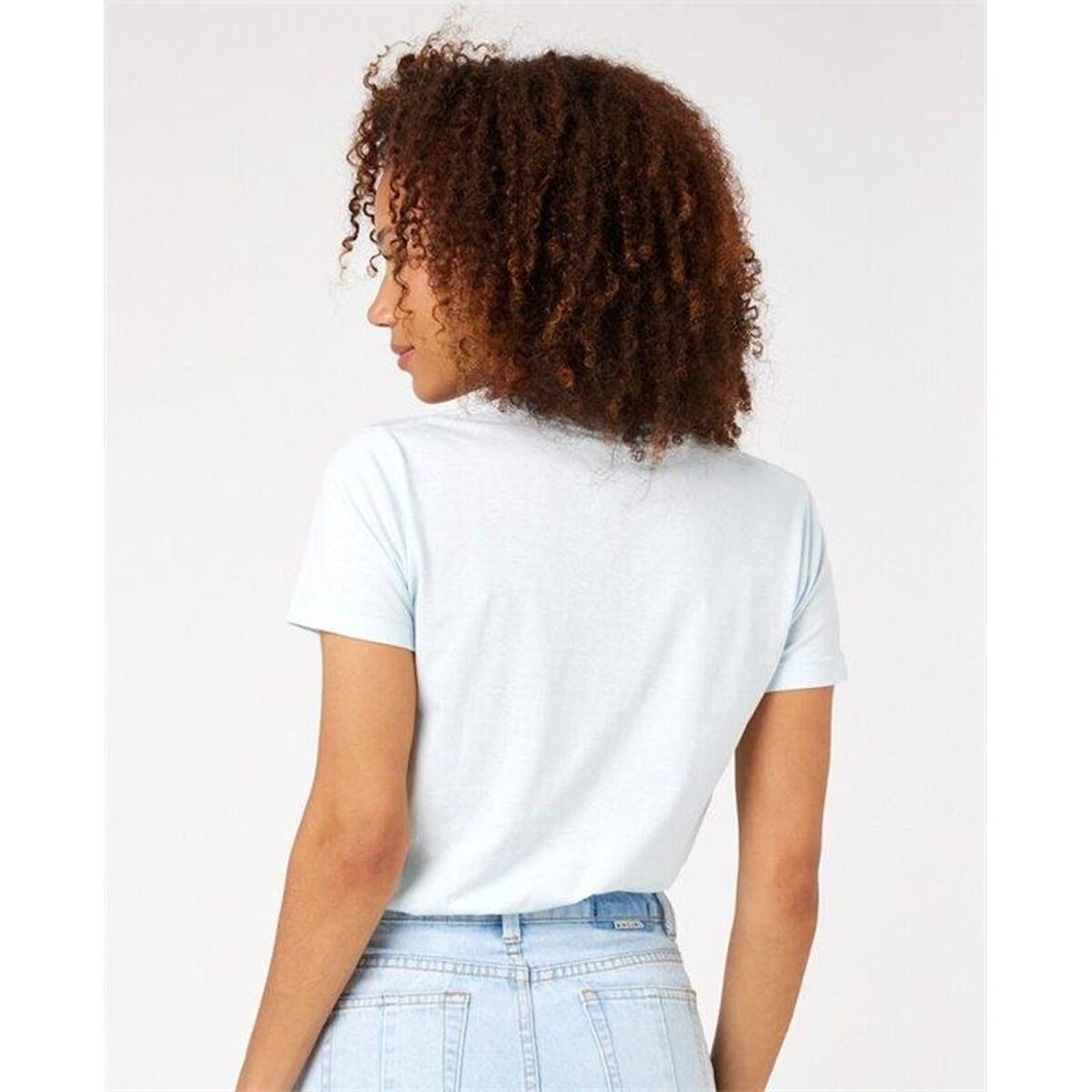 Dames-T-Shirt met Korte Mouwen Rip Curl Re-Entry Crew Neck Wit