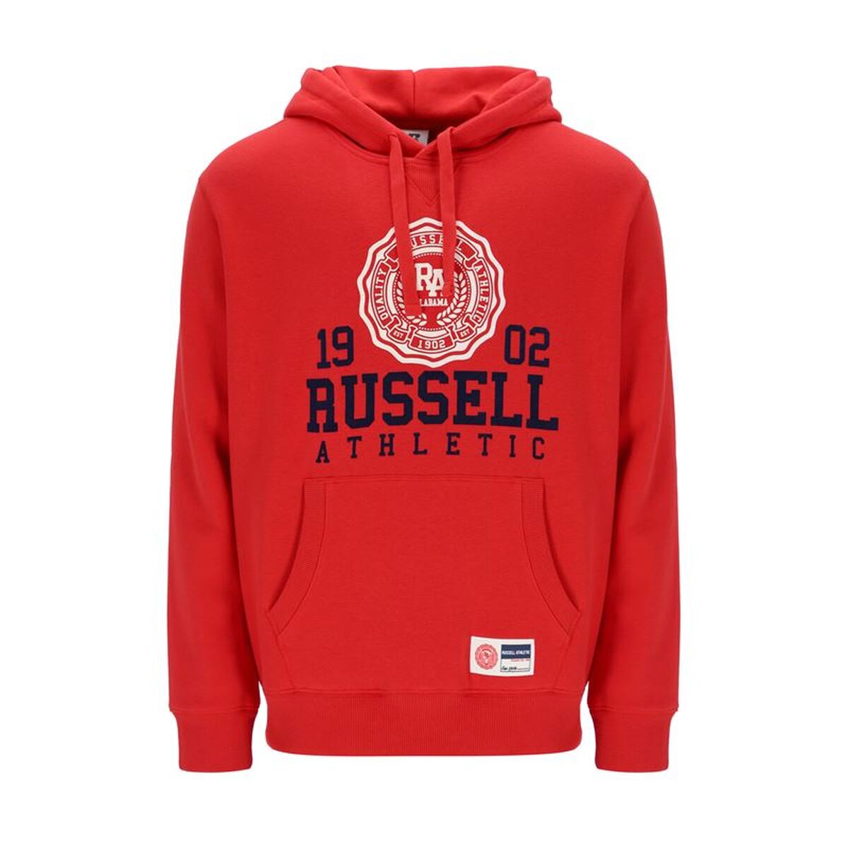 Herenhoodie Russell Athletic  Hoody Rood