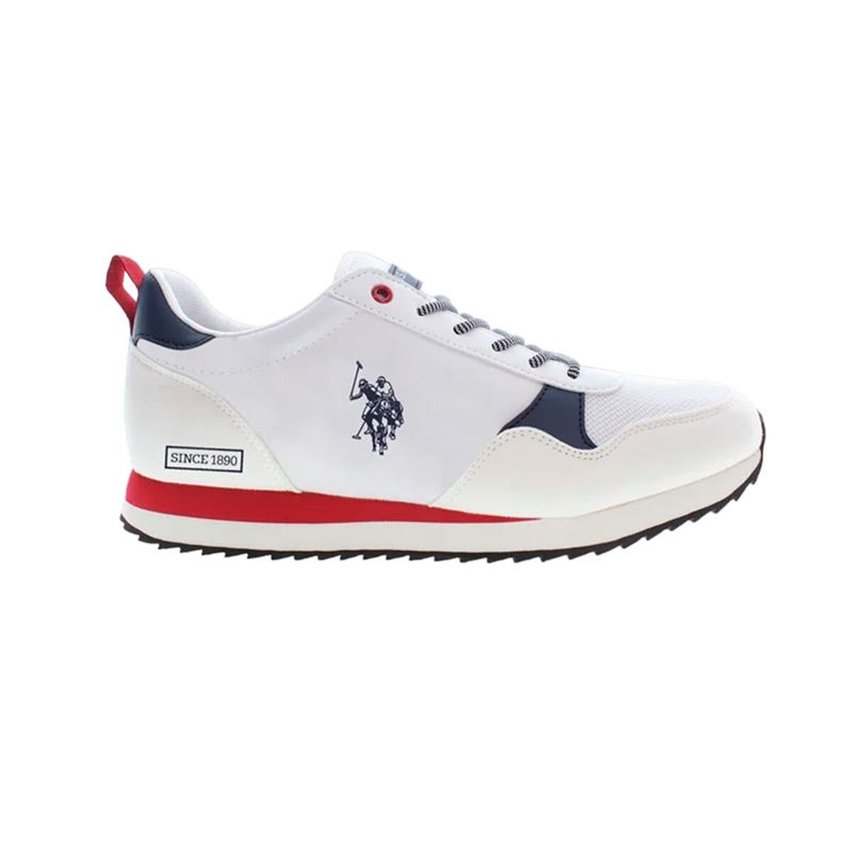 Casual Herensneakers U.S. Polo Assn. BALTY003-WHI Wit 40
