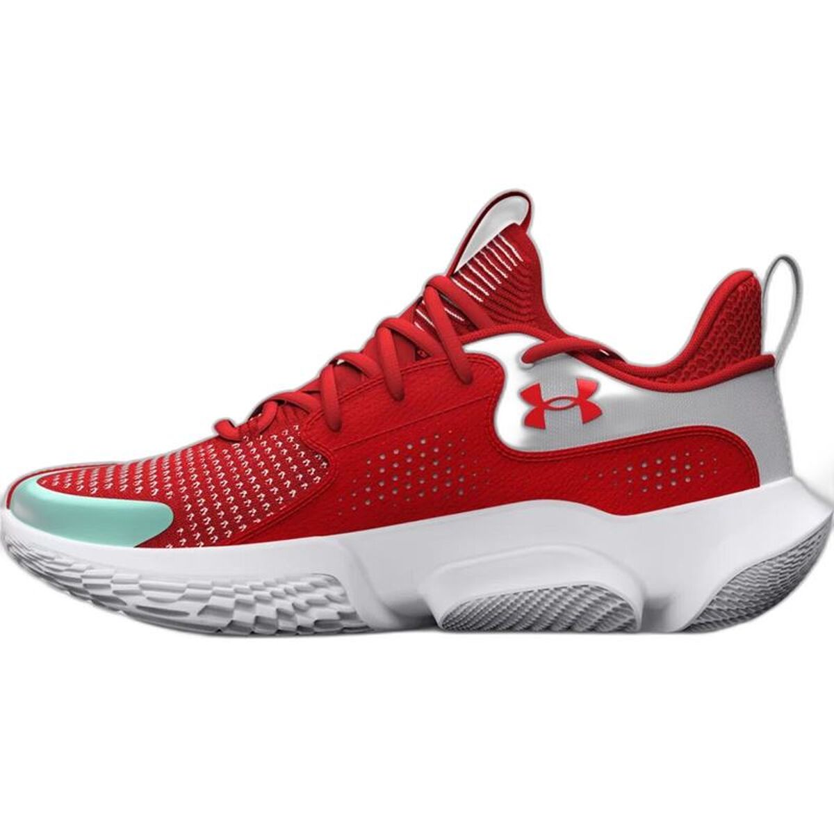 Basketball Shoes for Adults Under Armour 3026630-600 Red