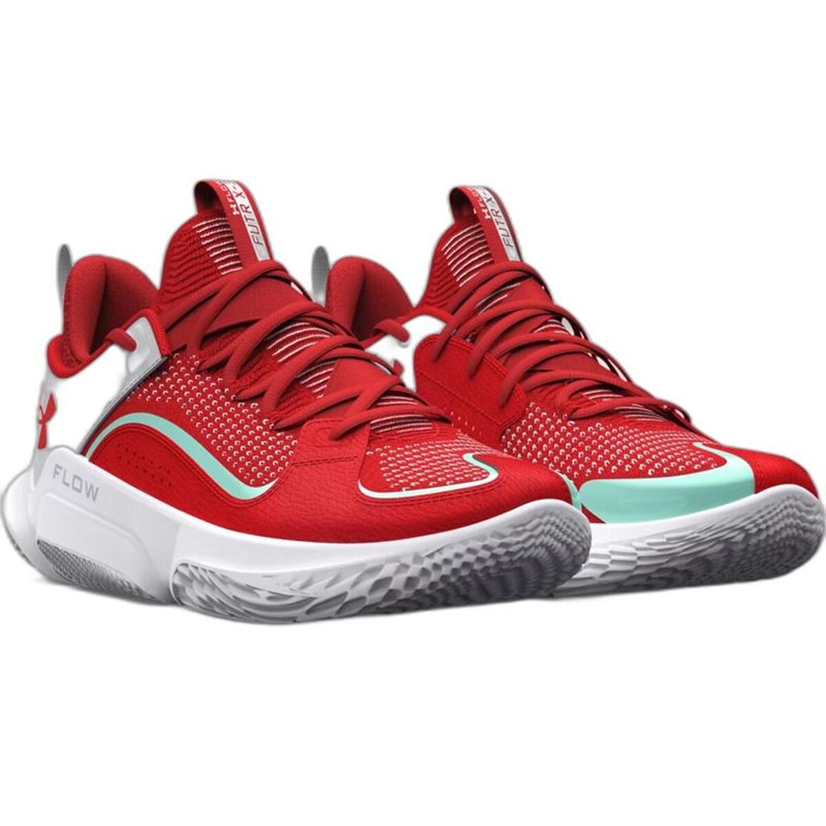 Basketball Shoes for Adults Under Armour 3026630-600 Red