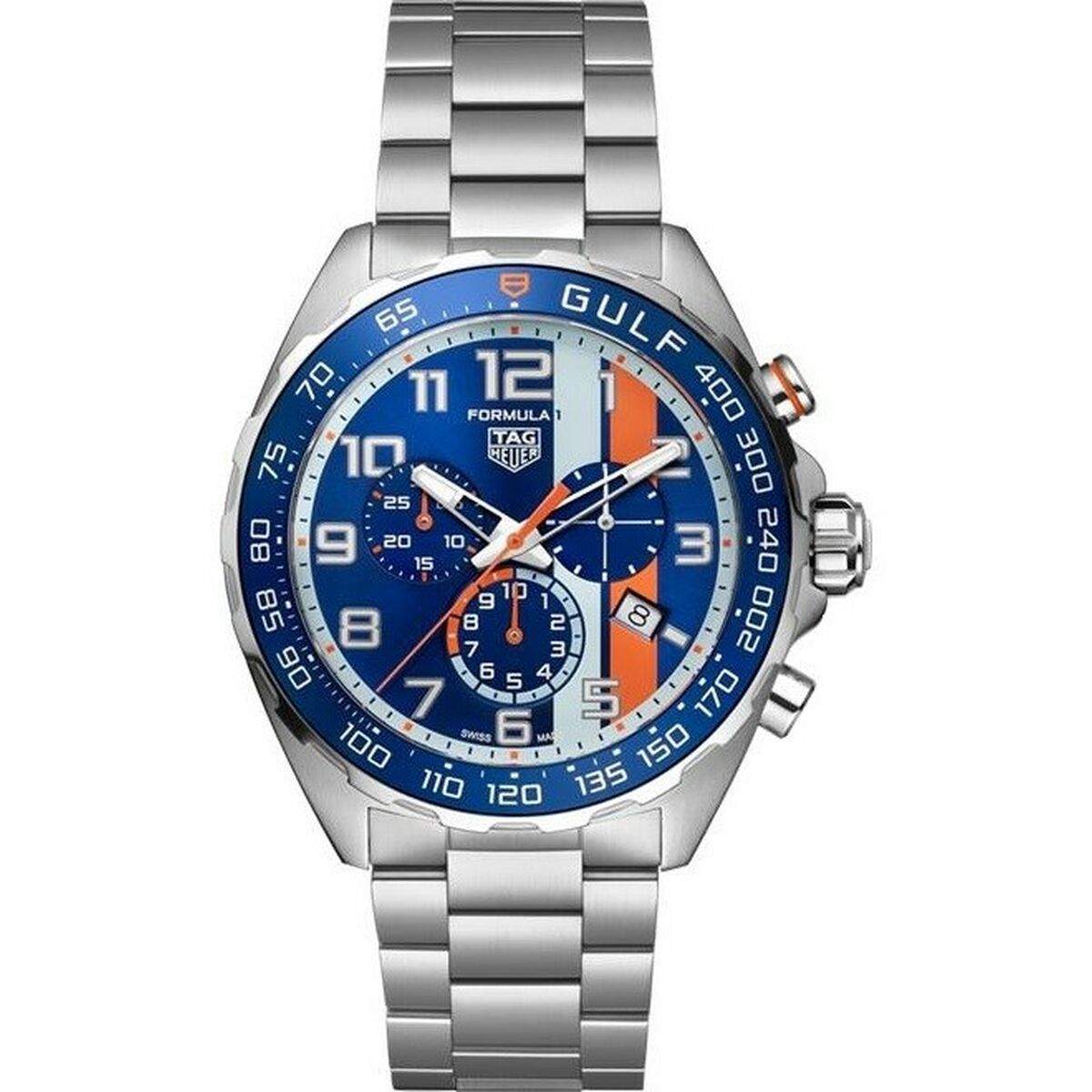 Herre Ur Tag Heuer FORMULA 1 GULF SPECIAL EDITION (Ø 43 mm)