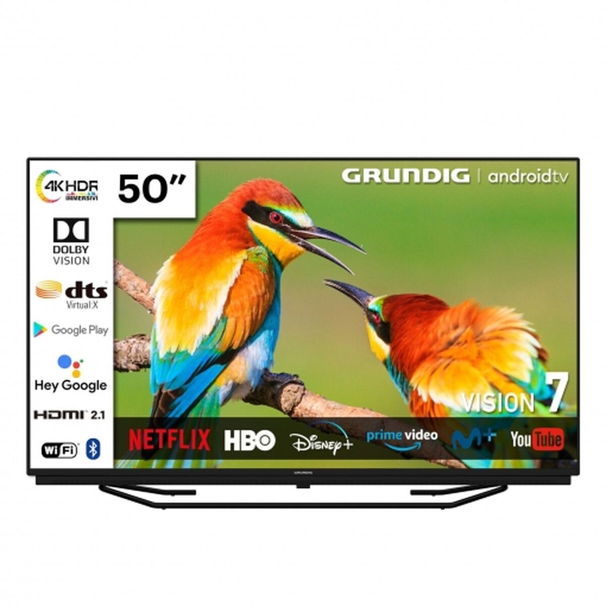 TV intelligente Grundig 50GGU7960B   50 LED HDR10 4K Ultra HD 50
