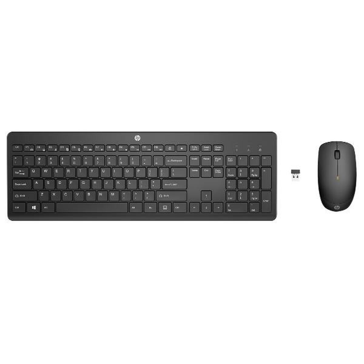 Picture of Keyboard and Mouse HP 235 Black QWERTY