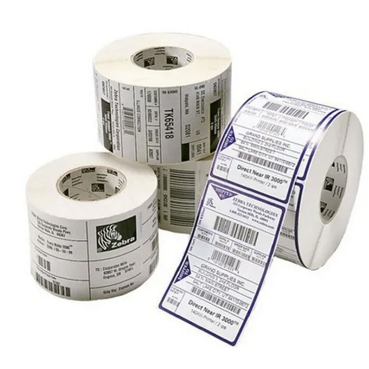 Afbeeldingen van Printer Labels Zebra 880181-031D White Ø 25 mm Rectangular (25 Units)