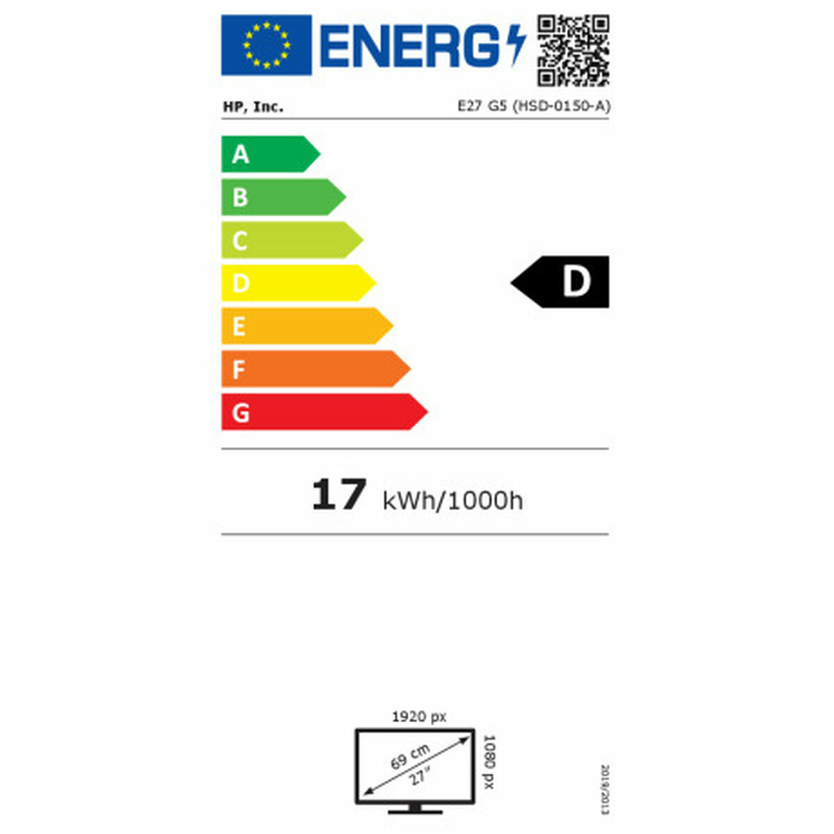 Image de Écran HP E27 G5 27" LED