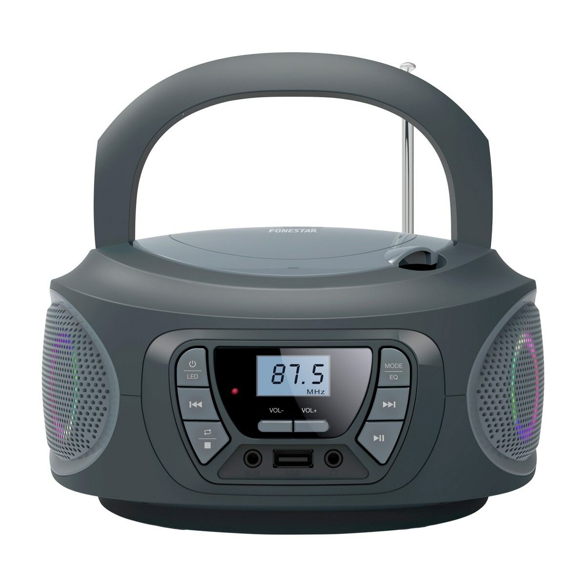 Radio-CD Bluetooth MP3 FONESTAR Gris