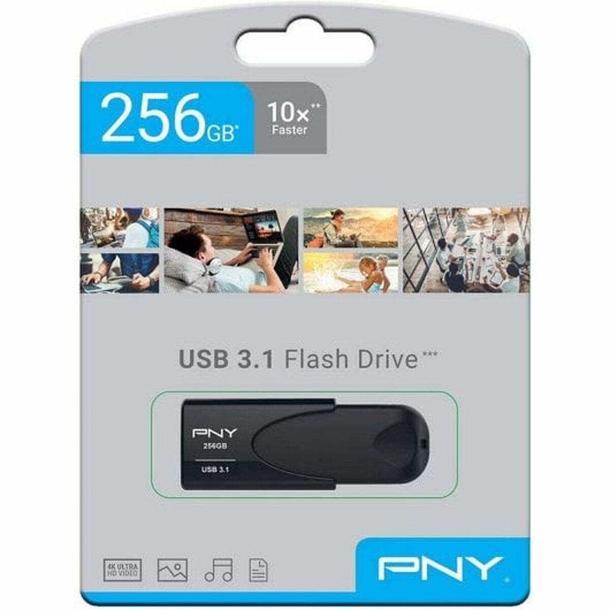 Picture of RAM Memory PNY Attache 4 Black 256 GB