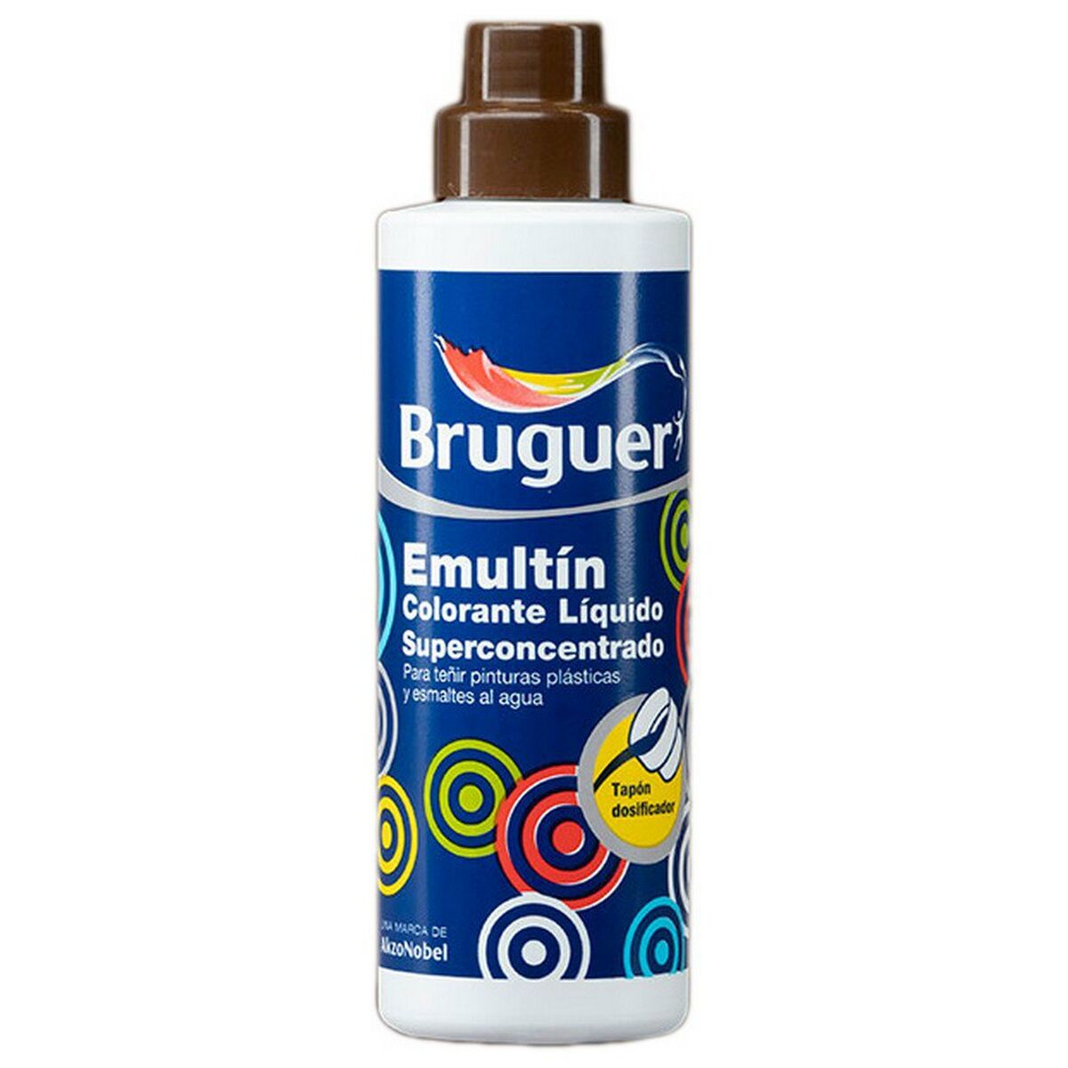 Colorant liquide super concentré Bruguer Emultin 5056679 Marron 50 ml