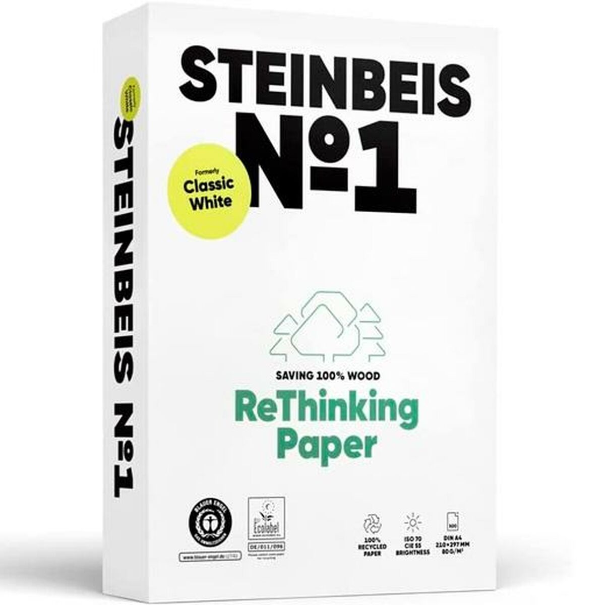 Afbeeldingen van Printer Paper Steinbeis White Din A4 500 Sheets