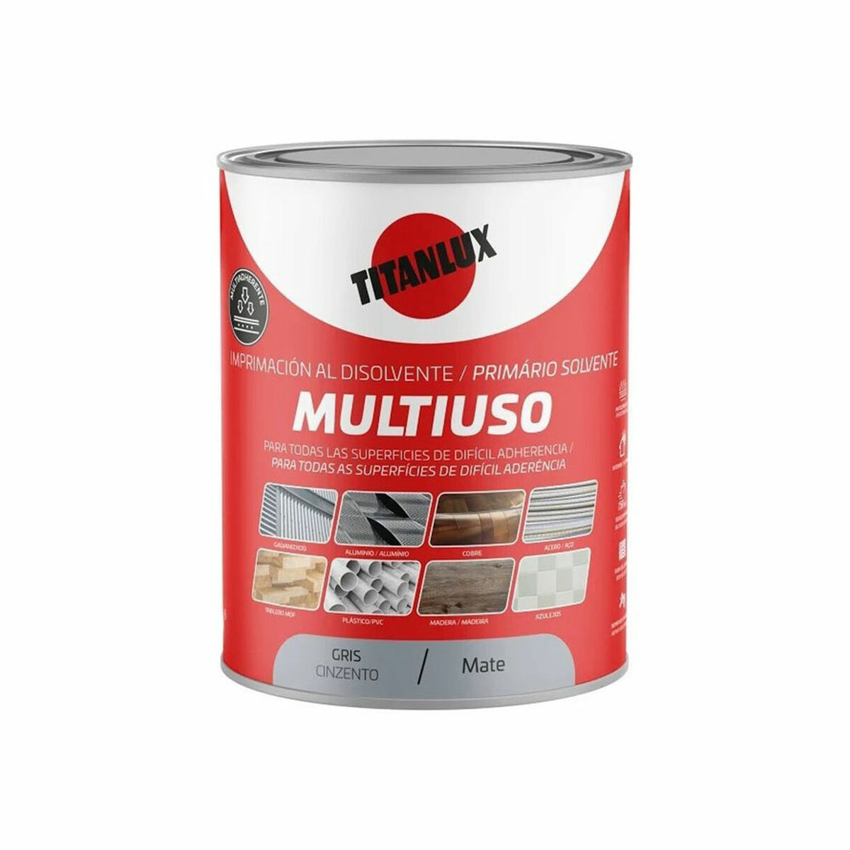 Αστάρι Βαφής Titanlux Γκρι Ματ 750 ml