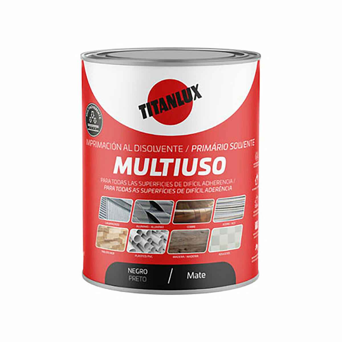 Αστάρι Βαφής Titanlux Μαύρο Ματ 250 ml