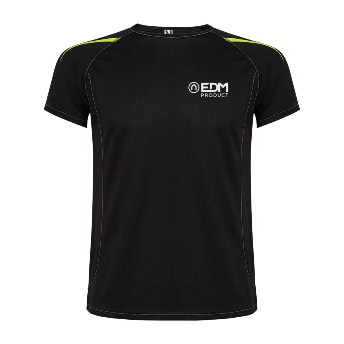 T-shirt à manches courtes homme EDM Noir