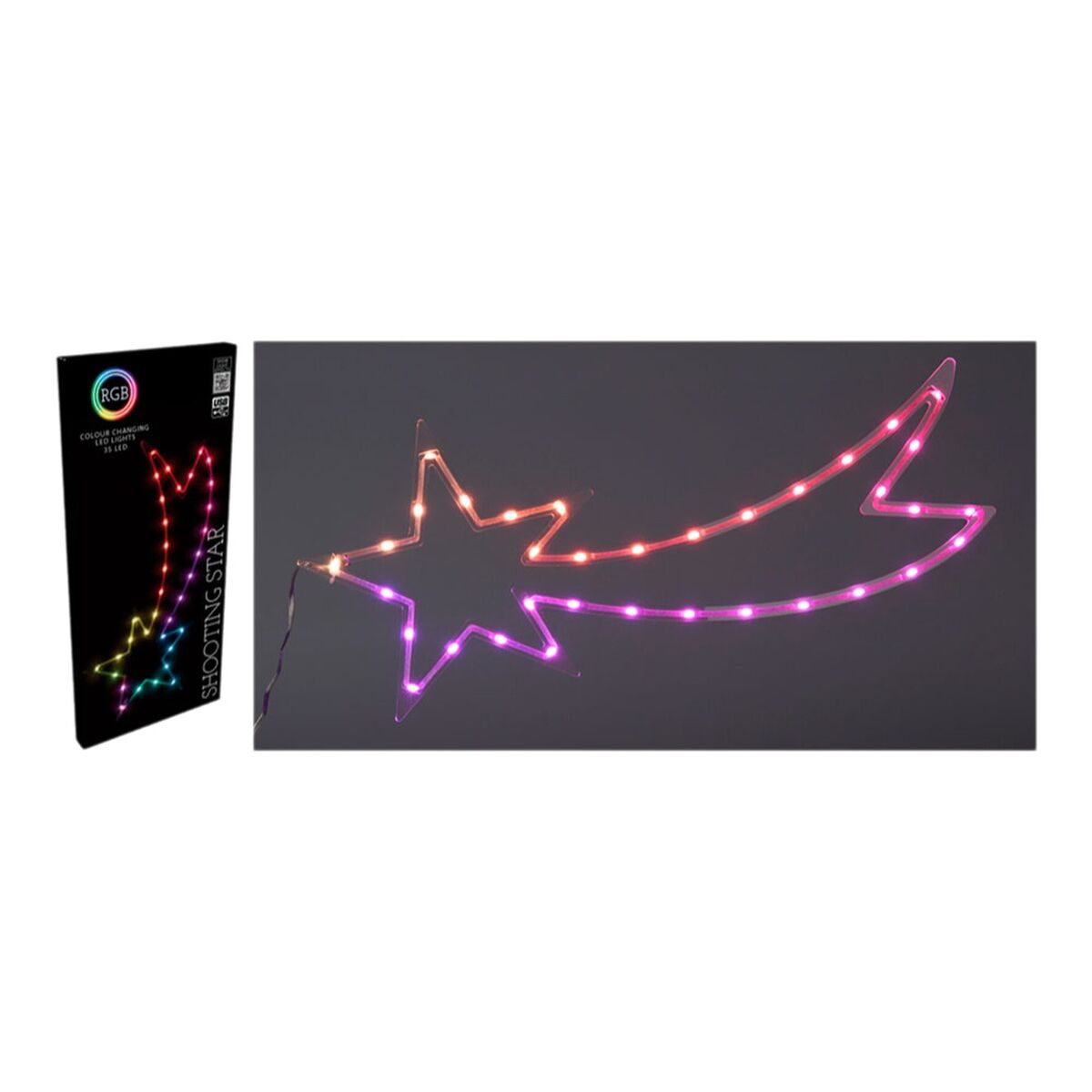 Étoile de Noël BASIC & CO RGB 25 x 0,6 x 60 cm