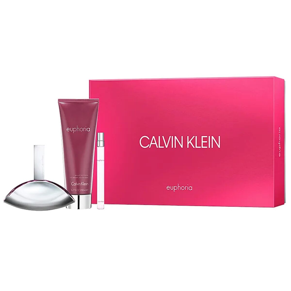 Set de Parfum Femme Calvin Klein 3 Pièces Euphoria