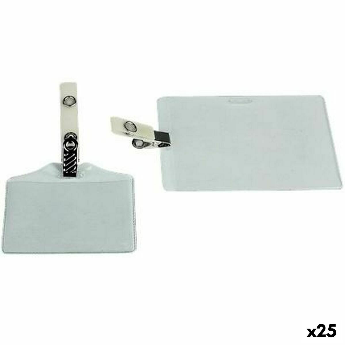Identifiant pour cordon Esselte 112 x 75 mm Transparent PVC (25 Unités)