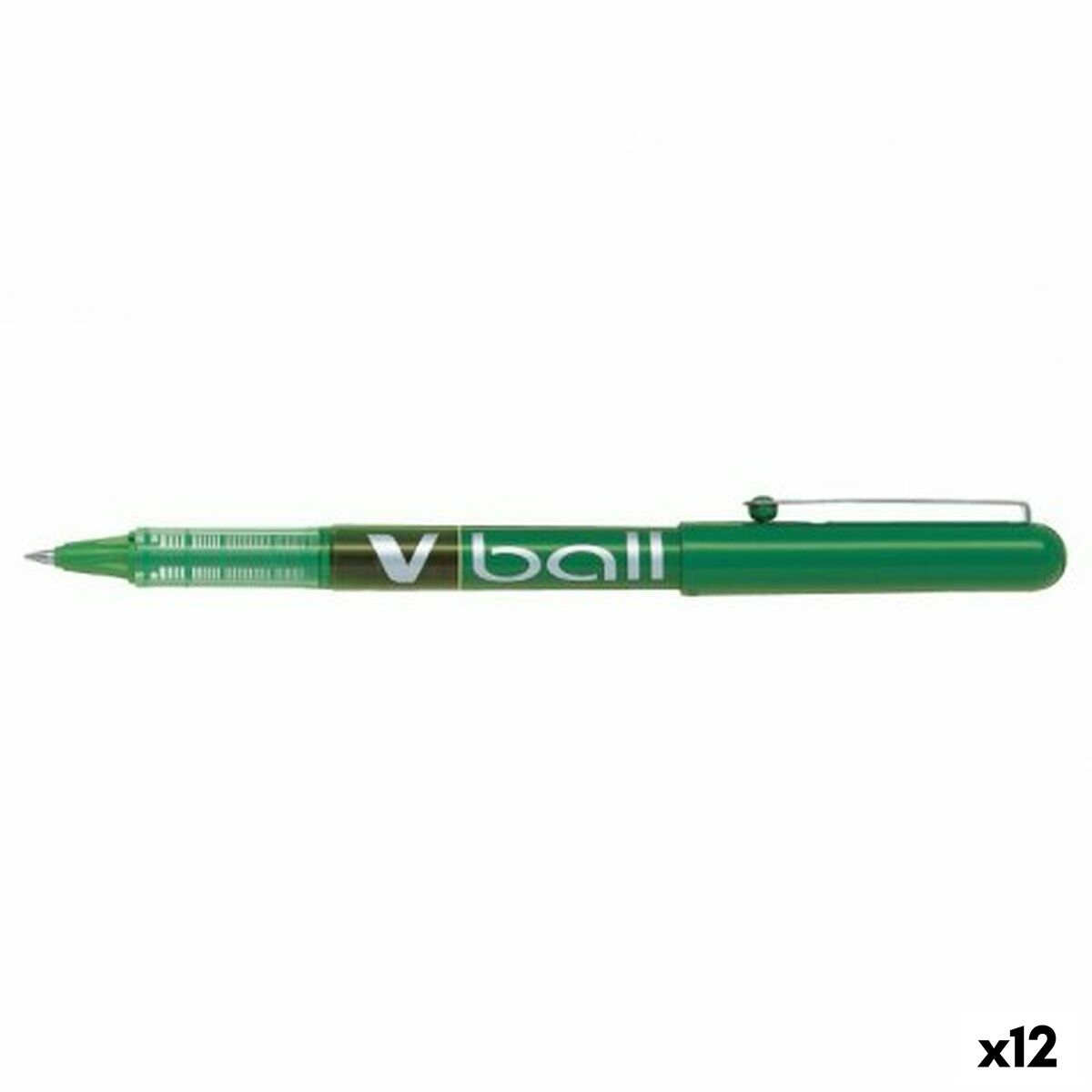 Crayon Roller Pilot V Ball Vert Ballon 0,5 mm (12 Unités)