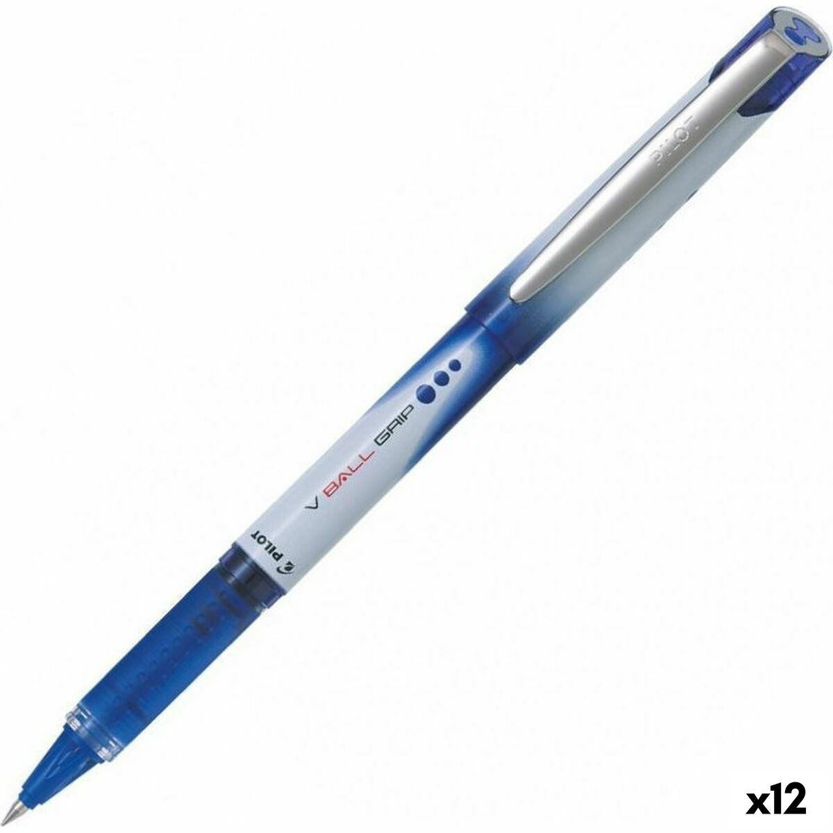 Crayon Roller Pilot V Ball Grip 0,5 mm Bleu (12 Unités)