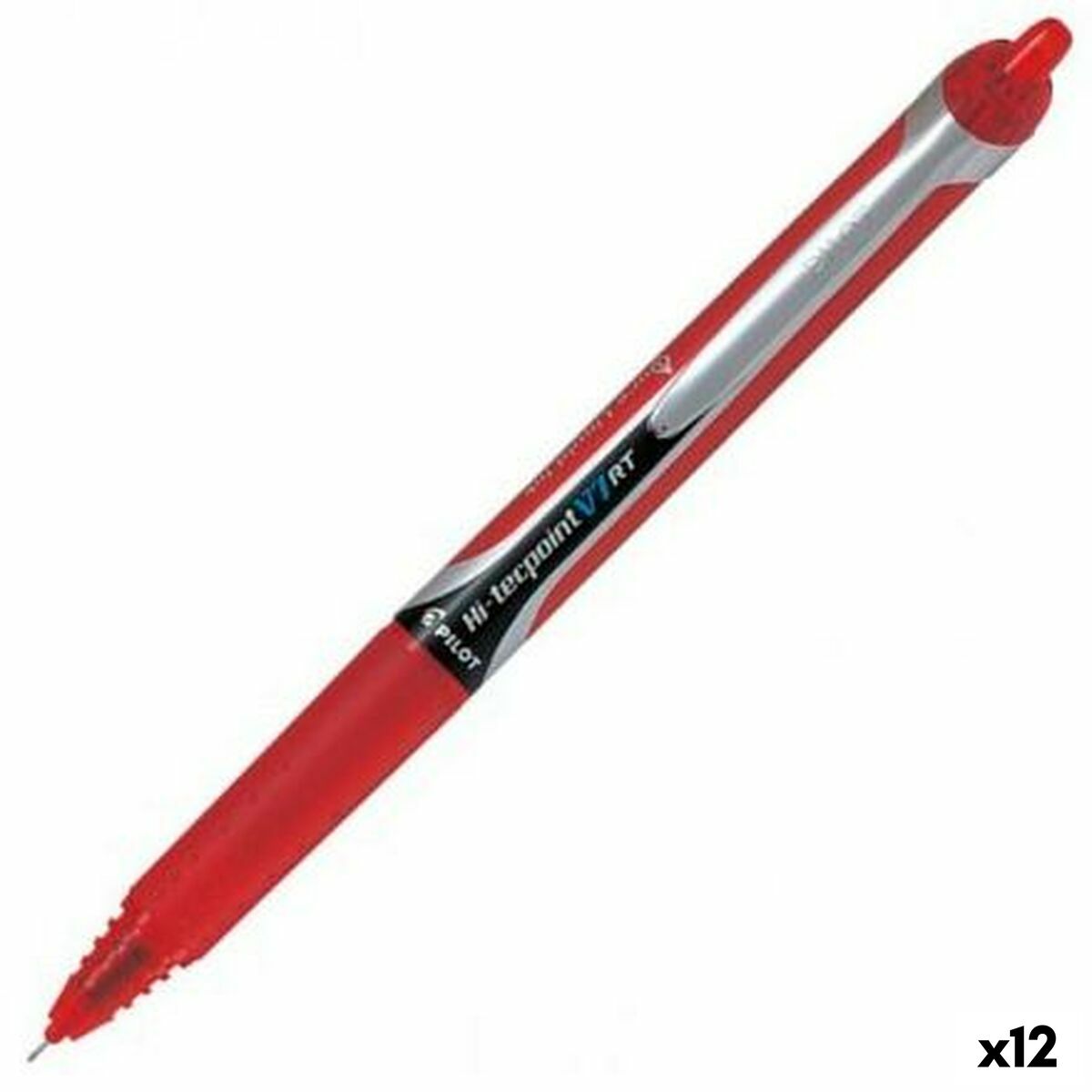 Crayon Roller Pilot V7 RT Rouge 0,5 mm Aiguille 12 Unités