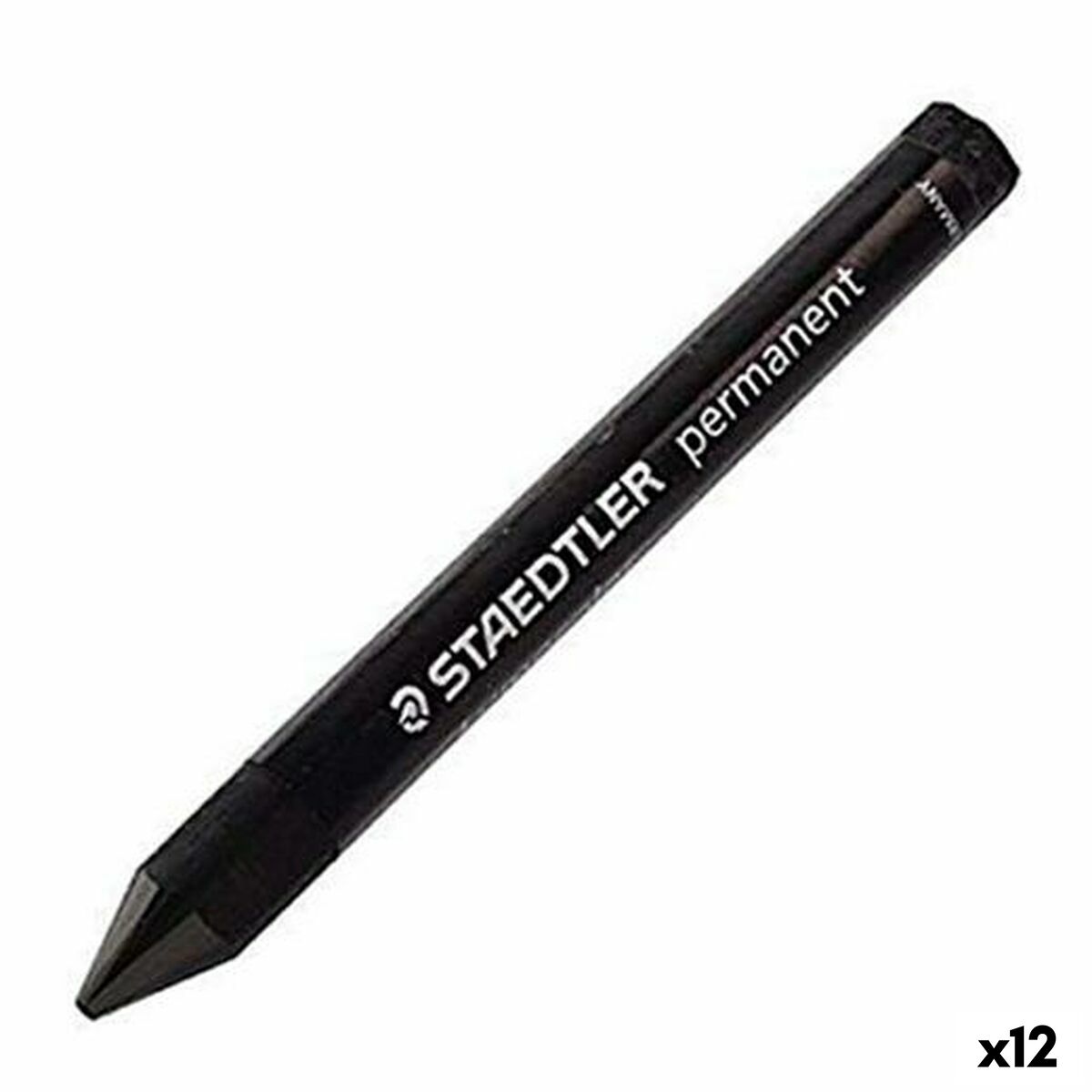 Crayon gras Staedtler Lumocolor 236-9 Noir (12 Unités)