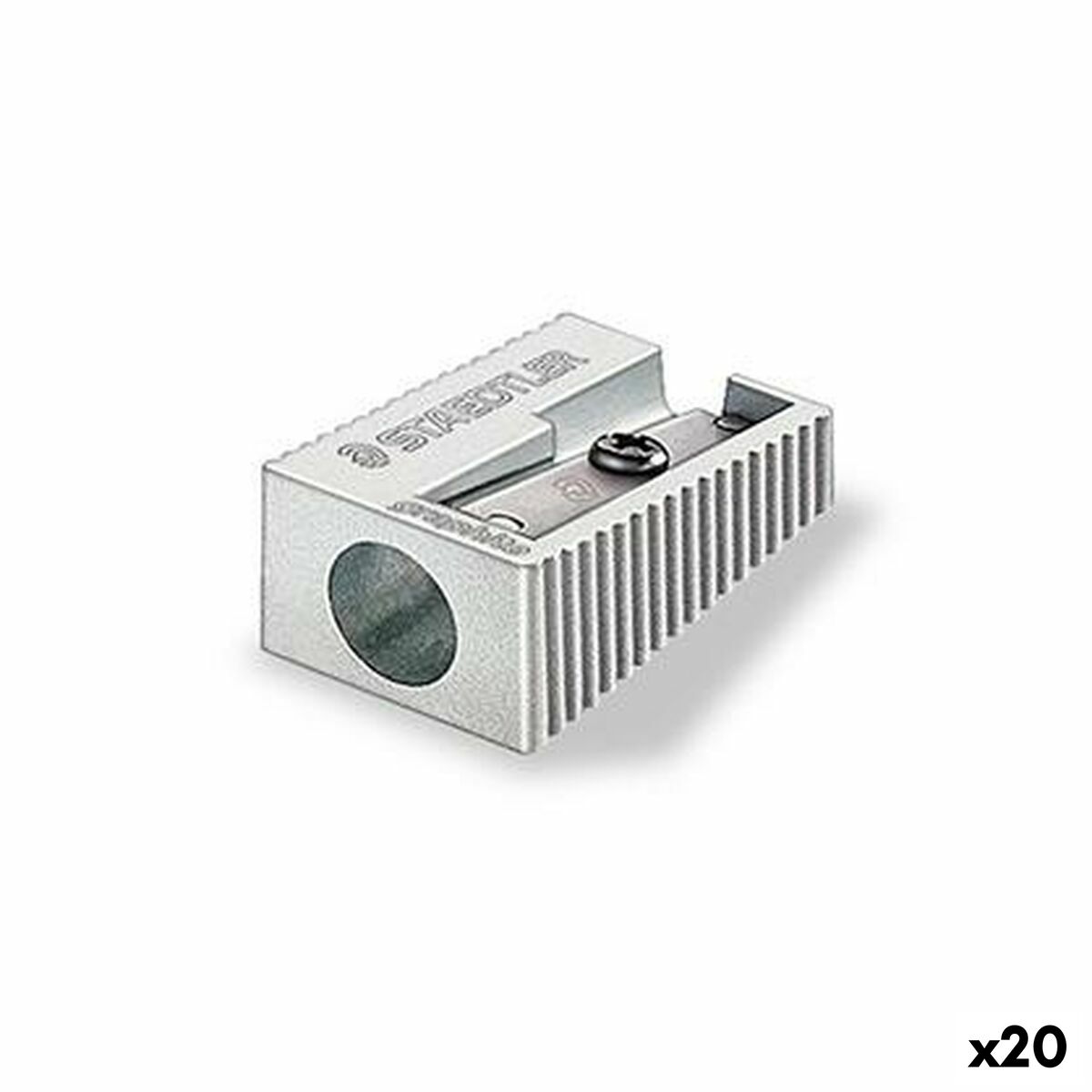 Image secondaire de Taille-crayon Staedtler Argenté Métal (20 Unités)