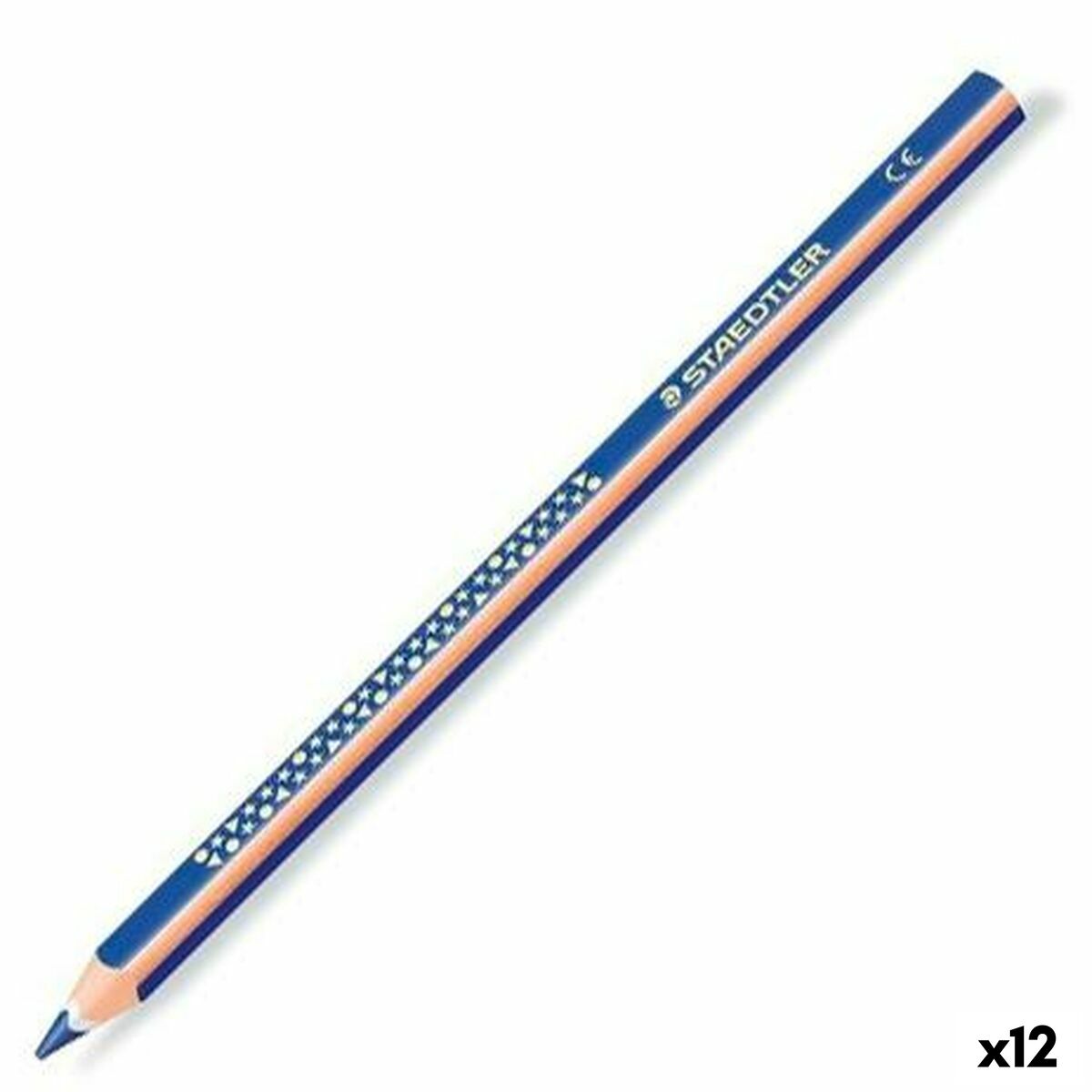 Crayon Staedtler Jumbo Noris Bleu (12 Unités)