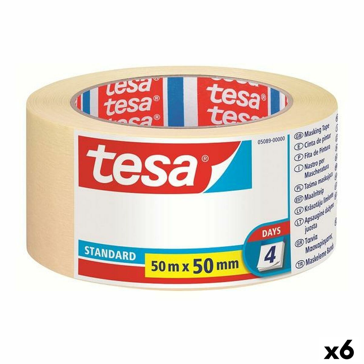 Ruban adhésif TESA 50 mm 50 m Blanc