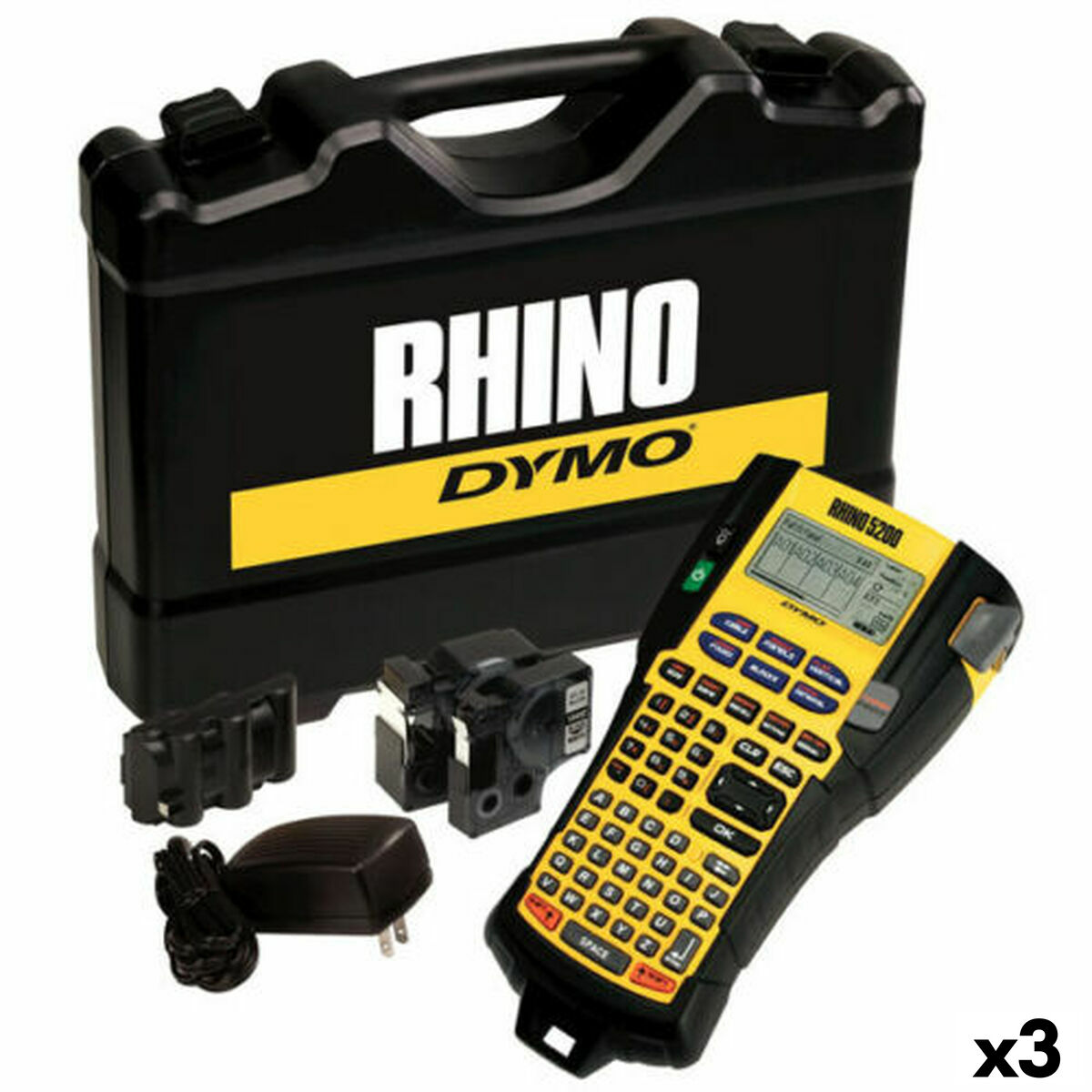 Bærbar elektrisk labelmaker Dymo Rhino 5200 Mappe (3 enheder)