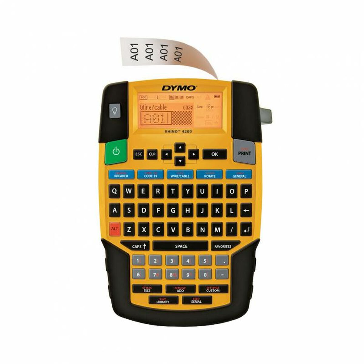 Picture of Portable Electric Label Maker Dymo 4200 (4 Units)