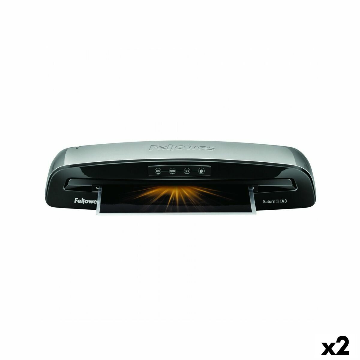 Immagine di Laminator Fellowes Saturn-3I A3 Silver Black (2 Units)