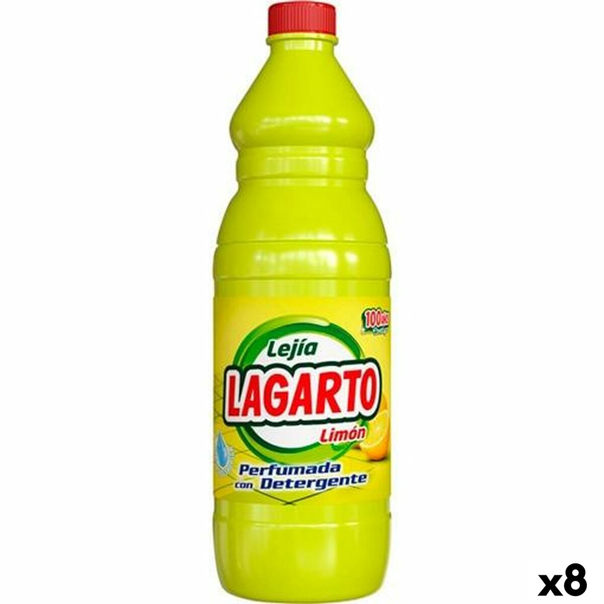 Eau de Javel Lagarto Citron 1,5 L (8 Unités)